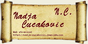 Nadja Čučaković vizit kartica